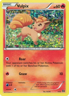 Vulpix - 1/12 from McDonald's Promos 2016