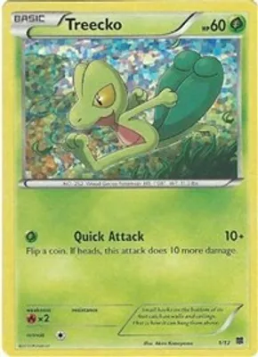 Treecko - 1/12 from McDonald's Promos 2015