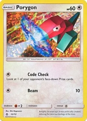 Porygon - 12/12 from McDonald's Promos 2018