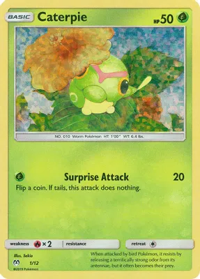 Caterpie - 1/12 from McDonald's Promos 2019