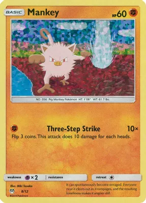 Mankey - 8/12 from McDonald's Promos 2019