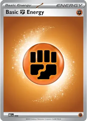 Basic Fighting Energy - 006 from MEE: Mega Evolution Energies