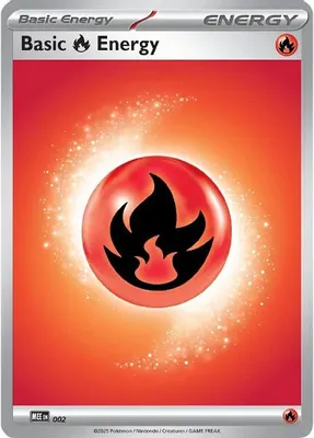Basic Fire Energy - 002 from MEE: Mega Evolution Energies