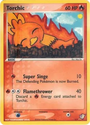 Torchic - 3/5 from Kids WB Promos