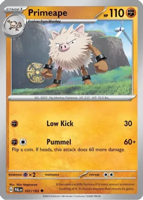 Primeape - 107/193 (Cosmos Holo) from Miscellaneous Cards & Products