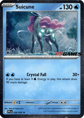 Suicune (EB Games Exclusive) from Miscellaneous Cards & Products