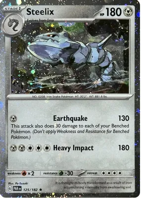 Steelix - 125/182 (Cosmos Holo) from Miscellaneous Cards & Products