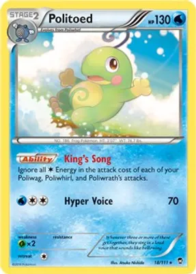 Politoed - 18/111 (Cosmos Holo) from Miscellaneous Cards & Products