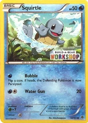 Squirtle - 14/101 (Build-A-Bear Workshop Exclusive) from Miscellaneous Cards & Products