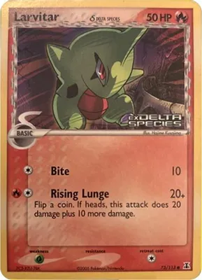 Larvitar (Delta Species Stamp) from Miscellaneous Cards & Products