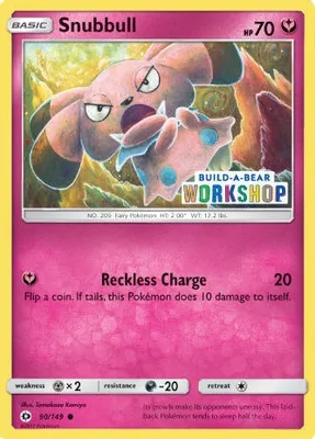 Snubbull - 90/149 (Build-A-Bear Workshop Exclusive) from Miscellaneous Cards & Products
