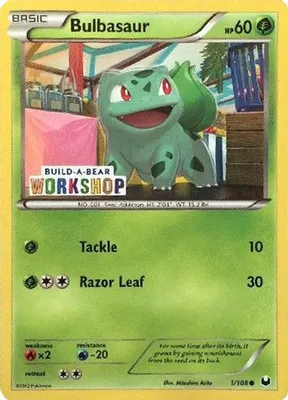 Bulbasaur - 1/108 (Build-A-Bear Workshop Exclusive) from Miscellaneous Cards & Products