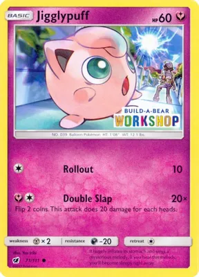 Jigglypuff - 71/111 (Build-A-Bear Workshop Exclusive) from Miscellaneous Cards & Products