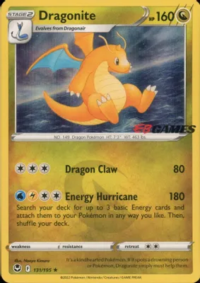 Dragonite - 131/195 (EB Games Exclusive) from Miscellaneous Cards & Products