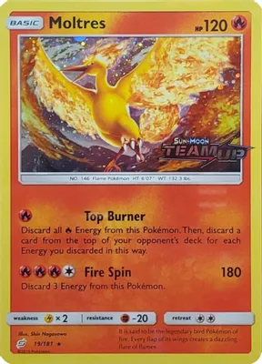 Moltres - 19/181 (Team Up Stamped) from Miscellaneous Cards & Products