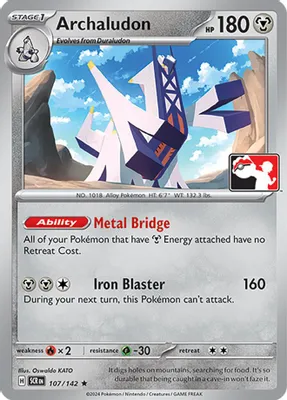 Archaludon - 107/142 from Prize Pack Series Cards