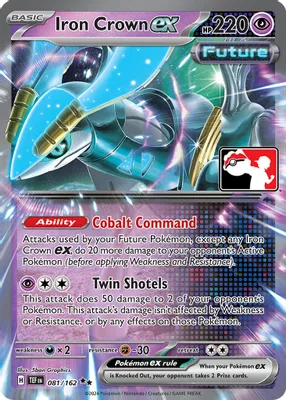 Iron Crown ex - 081/162 from Prize Pack Series Cards