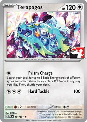 Terapagos - 161/191 from Prize Pack Series Cards