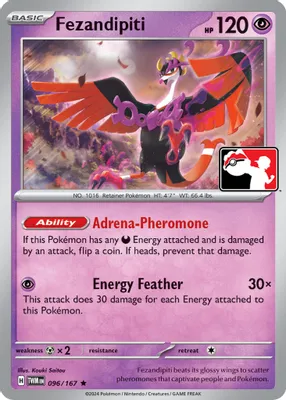 Fezandipiti - 096/167 from Prize Pack Series Cards