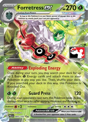 Forretress ex - 005/193 from Prize Pack Series Cards