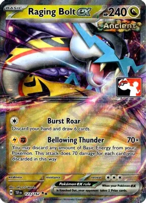 Raging Bolt ex - 123/162 from Prize Pack Series Cards
