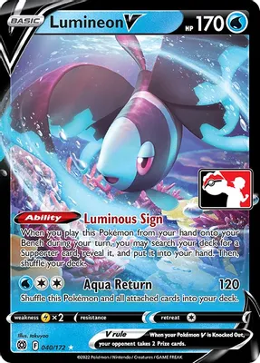 Lumineon V - 040/172 from Prize Pack Series Cards