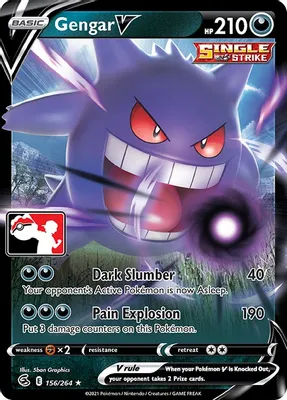 Gengar V - 156/264 from Prize Pack Series Cards