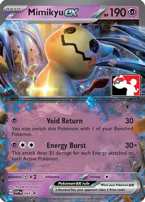 Mimikyu ex - 004 from Prize Pack Series Cards