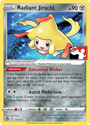 Radiant Jirachi - 120/195 from Prize Pack Series Cards