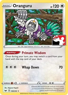 Oranguru - 148/202 from Prize Pack Series Cards