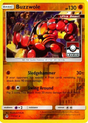 Buzzwole - 77/131 (Pokemon League) from League & Championship Cards