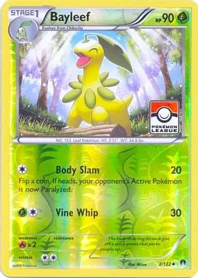 Bayleef - 2/122 (Pokemon League) from League & Championship Cards