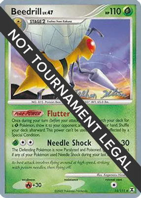 Beedrill (15) - 2009 (Stephen Silvestro) from World Championship Decks