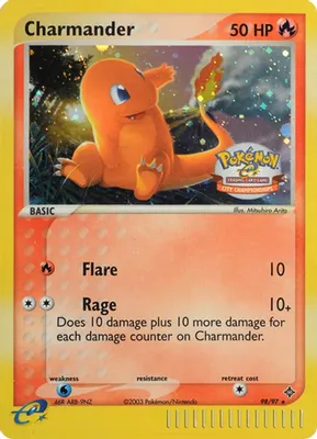 Charmander - 98/97 (City Championships) from League & Championship Cards
