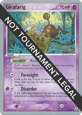 Girafarig - 2006 (Jason Klaczynski) from World Championship Decks