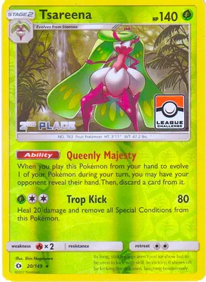 Tsareena - 20/149 (League Challenge) [2nd Place] from League & Championship Cards