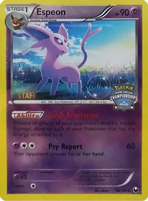 Espeon - 48/108 (National Championships) [Staff] from League & Championship Cards