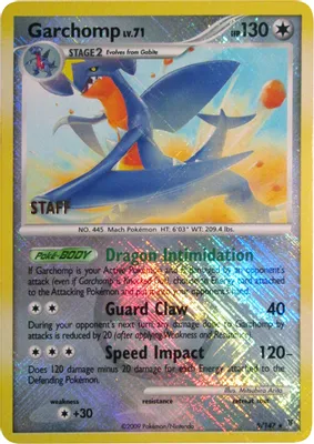 Garchomp - 5/147 (Championship Promo) [Staff] from League & Championship Cards