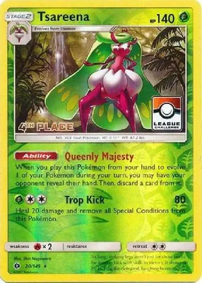 Tsareena - 20/149 (League Challenge) [4th Place] from League & Championship Cards