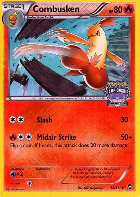Combusken - 13/111 (Arena Cup Championships) from League & Championship Cards
