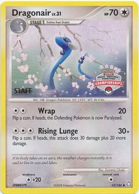Dragonair - 52/146 (State Championships) [Staff] from League & Championship Cards