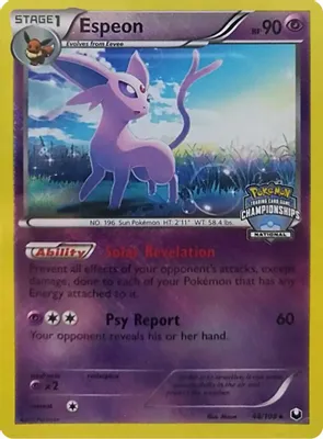 Espeon - 48/108 (National Championships) from League & Championship Cards