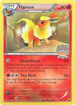 Flareon - 12/108 (Regional Championships) from League & Championship Cards