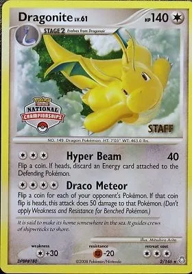 Dragonite - 2/146 (National Championships) [Staff] from League & Championship Cards