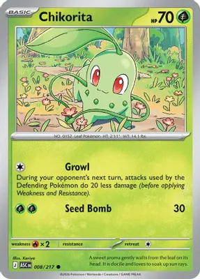 Chikorita from ME: Ascended Heroes