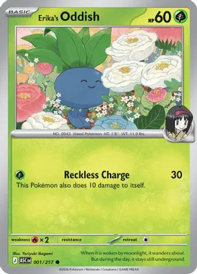 Erika's Oddish from ME: Ascended Heroes