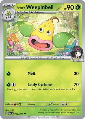 Erika's Weepinbell from ME: Ascended Heroes