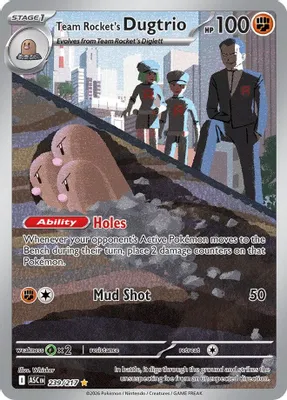 Team Rocket's Dugtrio - 239/217 from ME: Ascended Heroes