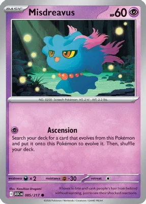 Misdreavus - 085/217 from ME: Ascended Heroes
