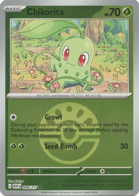 Chikorita (Friend Ball) from ME: Ascended Heroes